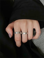 preiswerte Ringe-Damen Ringe Modisch Outdoor Buchstabe Ring