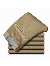 baratos Magro-Homens Social Calças de Veludo Calças de inverno Calças Calças de Terno Bolsos Tecido Conforto Respirável Ao ar livre Diário Para Noite Moda Casual ダークカーキ Preto