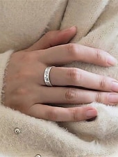 preiswerte Ringe-Damen Ringe Modisch Outdoor Buchstabe Ring