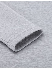 economico Felpe ed abiti sportivi-Per donna Abito con cappuccio Abito casual Mini abito Attivo Giornaliero Esterno Interni Fine settimana Felpa Tasche Tinta unica Colore puro Standard Nero Bianco Giallo S M L XL XXL