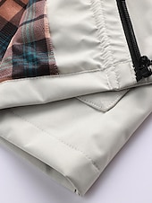 cheap Men&#039;s Jackets &amp; Coats-Men&#039;s Winter Coat Winter Jacket Sport Coat Raincoat Outdoor Camping &amp; Hiking Waterproof Windbreaker Zipper Pocket Fall Winter Solid Color Fashion Streetwear Hooded Regular Wine Black White Army Green