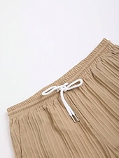 economico Set di camicie basic da uomo-Per uomo Due pezzi Camicia Estiva Set abbinati Abbigliamento da spiaggia Camicia casual Camicia con Bottoni Nero Bianco Rosa Rosso Blu marino scuro Manica Corta Semplice Strisce / increspature Bavero