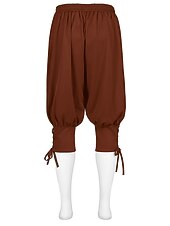 economico Fondi-Medievale Rinascimento 17° secolo Pantaloni Pantaloni da pirata Pirata Vichingo Crociato Coulisse Tinta unita Costume Per uomo Costumi da pirata Fantasia Halloween Mascherata Halloween LARP Fiera