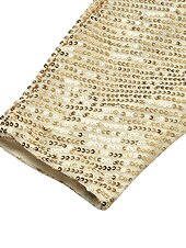 abordables Vestidos de lentejuelas-Vestido de punto asimétrico de un solo hombro para mujer, con brillo plateado, manga tres cuartos, para cóctel, por encima de la rodilla, ropa elegante de invierno semiformal