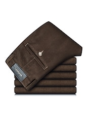 baratos Magro-Homens Social Calças de Veludo Calças de inverno Calças Calças de Terno Bolsos Tecido Conforto Respirável Ao ar livre Diário Para Noite Moda Casual ダークカーキ Preto