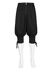 economico Fondi-Medievale Rinascimento 17° secolo Pantaloni Pantaloni da pirata Pirata Vichingo Crociato Coulisse Tinta unita Costume Per uomo Costumi da pirata Fantasia Halloween Mascherata Halloween LARP Fiera