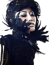 economico Accessori e altro-Punk &amp; Gotico Girocollo Collare di piume Strega malefico Drag queen Unisex Fantasia Notte di Valpurga Halloween Carnevale Performance Parata dell&#039;Orgoglio Mese dell&#039;orgoglio Adulti Collana Tutte le