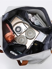  Reisetasche für Herren mit großem Fassungsvermögen – wasserdichtes Oxford-Gewebe mit verstellbarem Schultergurt und separatem Schuhfach für Fitnessstudio, Sport und Wochenendausflüge