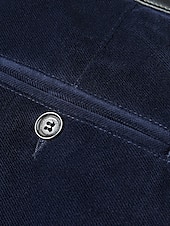 baratos Magro-Homens Social Calças de Veludo Calças de inverno Calças Calças de Terno Bolsos Tecido Conforto Respirável Ao ar livre Diário Para Noite Moda Casual ダークカーキ Preto