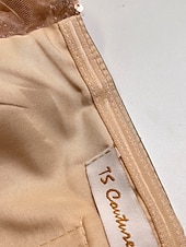 abordables Champagne-Robe de Soirée Sirène Robe Sequins Invité de Mariage Traîne Longue Manches Longues Épaules Dénudées Automne Réception de Mariage Satin avec Fente Ruchée Robe de Mascarade 2025