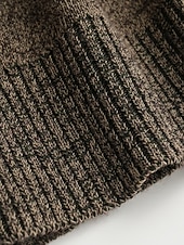 voordelige Vesten en bovenkleding-Dames Vest Trui Stijlvol Casual Zacht Bloemig Geribd Strakke ronde hals Knop Zak Lange mouw breien Buiten Feestdagen Uitgaan bordeaux Grasgroen Herfst Winter