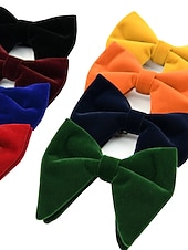 お買い得  ディナーパーティー-男性用 結婚式 ネクタイ ソリッド ブラック ピンク ワイン 2023年