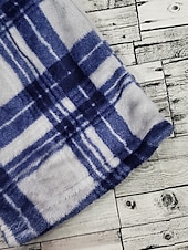 levne Pyžama-Pánské Společenské oblečení Noční prádlo Sady nočního prádla Pyžamový top a kalhoty 2 kusy Pléd stylové Na běžné nošení Pohodlné Domů Denní Flanel Pohodlné Tričkový Dlouhý rukáv Pullover Kalhoty