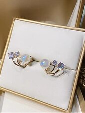 tanie Kolczyki-Damskie Nausznice Moda Na zewnątrz Geometria Kolczyk