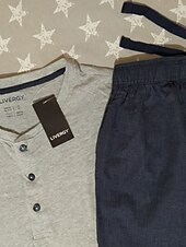 economico Pigiami-Per uomo loungewear Pigiami Set pigiama Top e pantalone del pigiama 2 pezzi Liscio Moda Informale Comoda Interni Giornaliero Misto cotone Comfort Henley Manica lunga maglietta Pantalone A cordoncino