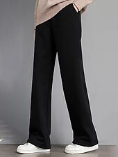 voordelige Dames joggingbroek-damesfleecebroek joggingbroek broek broek volledige lengte mode streetwear straat dagelijks zwart grijs m l winter