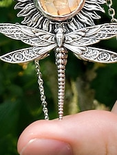 billiga Halsband och hängen-Dam Halsband Vintage Utomhus Djur Halsband
