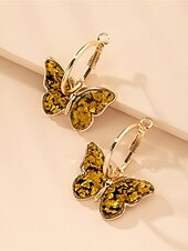 abordables Pendientes-Mujer Pendientes Moda Diario Mariposa Arete