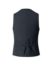 abordables Chalecos-Hombre Chaleco Negocio Ropa Cotidiana Fiesta y Noche Moda Básico Primavera &amp; Otoño Retazos Poliéster Cómodo Plano Botonadura Simple Escote en Pico Ajuste regular Negro Rojo Azul Marino Gris Chaleco