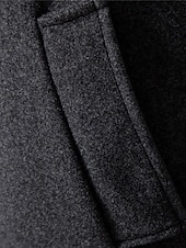 abordables Manteaux &amp; vestes-Homme Manteau d&#039;hiver Manteau Caban Trench-Coat Long Extérieur Usage quotidien Automne hiver 95% polyester 5% coton Chaud Vêtements d&#039;extérieur Vêtement Tenue Mode Vêtement de rue Plein Revers Double