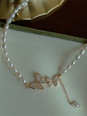 halpa Kaulakorut ja riipukset-Naisten kaulakoru Muoti ulko- Perhonen Kaulakoru