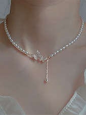 halpa Kaulakorut ja riipukset-Naisten kaulakoru Muoti ulko- Perhonen Kaulakoru