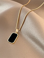 abordables Colliers et pendentifs-Femme Colliers Mode Extérieur Géométrie Collier