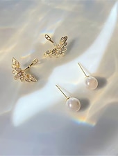 preiswerte Ohrringe-Damen Ohrringe Modisch Outdoor Blumen Ohrring