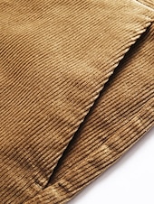 economico Sottile-Per uomo Pantaloni Pantaloni Eleganti Pantaloni in velluto a coste Pantaloni invernali Pantaloni da Abito Tasca Semplice Comodità Morbido Quotidiano All'aperto Uscire Moda Casual Verde Cachi