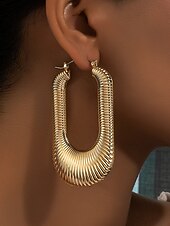 levne Náušnice-Dámské Küpeler Módní Venkovní Geometrie Náušnice