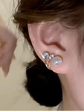 tanie Kolczyki-Damskie Nausznice Moda Na zewnątrz Geometria Kolczyk