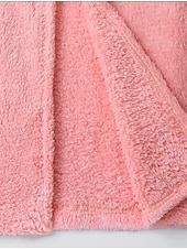  Dam Varm Present Pyjamas Uppsättningar Hem Fest Gata Alla hjärtans dag Polyester Plysh Enkel Mjukt Sport Strap Top Shorts Höst Långärmad Ärmlös