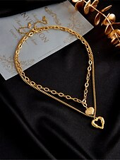 cheap Necklaces &amp; pendants-Women&#039;s necklace Fashion Outdoor Heart Necklaces