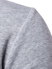economico maglione pullover da uomo-Per uomo Felpa Pullover Maglione Maglione A coste Maglia Standard Taglio attillato Lavorato a maglia Banda A V Contemporaneo moderno Ufficio Da tutti i giorni Abbigliamento Autunno inverno Nero Bianco