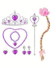 levne Dívčí kostýmy-Rapunzel Pohádkové Princeznovské Květinové šaty Téma Party Kostým Tylové šaty cosplay Filmové kostýmy for Dívčí Dětské Karneval Plesová maškaráda Svatební Svatební host