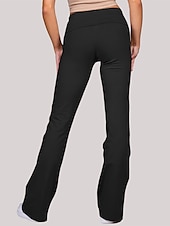 olcso Sima leggings-Női Pamutszövet nadrág Nadrágok Divat Utcai sikk Egyszerű Teljes hossz Alacsony csípő Tömör szín Rugalmas derék Mokaszinok Lélegzési képesség Mekano Mikroelasztikus Szabadtéri Vakáció Utca Rizsfehér