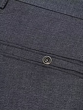 abordables Delgado-Hombre pantalones de traje Pantalones pantalones Pantalones de traje Bolsillo Plano Comodidad Transpirable Boda Exterior Diario Moda Casual Negro Caqui