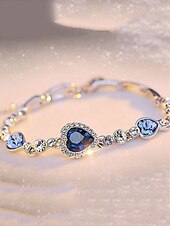 お買い得  ブレスレット＆バングル-女性用 ブレスレット ファッション アウトドア ハート ブレスレット