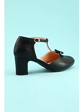 economico Calzature-Retrò Vintage Anni 1950 Anni Ruggenti Scarpe Tacchi grossi Tacchi con cinturino a T Cosplay Invitato al matrimonio Costume Per donna Carnevale Mascherata Festa / Sera Balli di fine anno Casual
