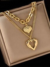 cheap Necklaces &amp; pendants-Women&#039;s necklace Fashion Outdoor Heart Necklaces