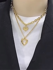 cheap Necklaces &amp; pendants-Women&#039;s necklace Fashion Outdoor Heart Necklaces