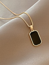abordables Colliers et pendentifs-Femme Colliers Mode Extérieur Géométrie Collier