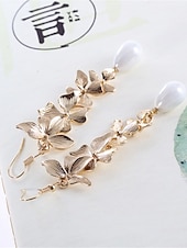 cheap Earrings-Women&#039;s Earrings Fashion Outdoor Floral Earring