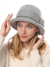 levne Klobouky-Dámské Čepice Beanie Teplá zimní čepice Denní Dovolená Plná / Jednobarevná Úplet Na běžné nošení Běžné / Denní 1 pcs