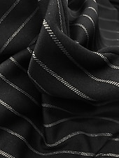 economico pantaloni eleganti da donna-Per donna Ghette Streetwear Semplice Informale Alla caviglia Vita alta A strisce Tasche Stampa Traspirante Morbido All&#039;aperto Media elasticità Esterno Da mare Casual / quotidiano In bianco e nero Nero