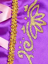 levne Dívčí kostýmy-Rapunzel Pohádkové Princeznovské Květinové šaty Téma Party Kostým Tylové šaty cosplay Filmové kostýmy for Dívčí Dětské Karneval Plesová maškaráda Svatební Svatební host