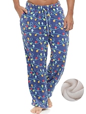 halpa Unen pohja-Miesten loungewear Flanelliset pyjamahousut Plaid housut Oleskeluhousut 1 pcs Skottiruutukuvio Graafiset tulosteet Tyylikäs Vapaa-aika Mukavuus Koti Päivittäin Flanelli Mukavuus Housut Kurenauha