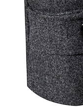 abordables Manteaux &amp; vestes-Homme Manteau d&#039;hiver Manteau Caban Trench-Coat Long Extérieur Usage quotidien Automne hiver 95% polyester 5% coton Chaud Vêtements d&#039;extérieur Vêtement Tenue Mode Vêtement de rue Plein Revers Double