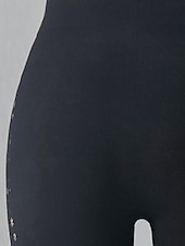 levne -Dámské Kalhoty chinos punčocháče Kalhoty Módní Šik ven Plná délka Středně vysoký pas Grafika Elastický pas Pohodlné Prodyšnost Yumuşak Vysoká pružnost Dovolená ulice Denní Žhavé stříbro č. 2 Bronzov