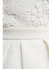 economico Abiti da cocktail-Abiti da cocktail A-Line abito sexy ospite matrimonio festa tè lunghezza maniche lunghe collo alto tessuto elasticizzato con pieghe abiti